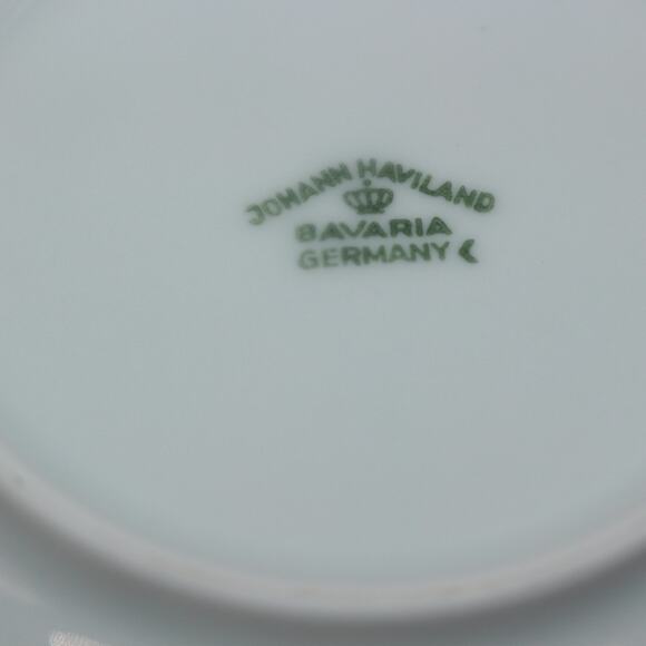 4 Vtg Johann Haviland China Berry/Dessert Bowls Sweetheart Rose Bavaria Germany - Picture 10 of 14